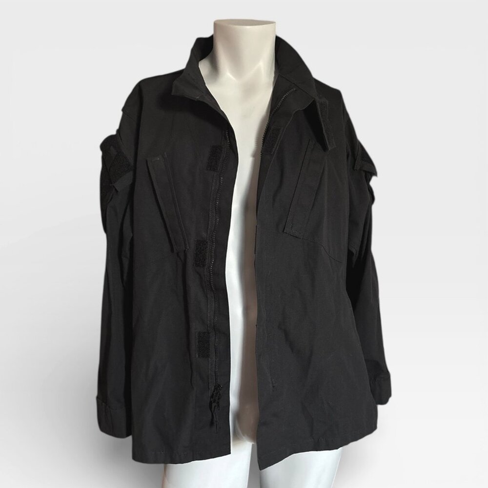 TRU-SPEC Rip-Stop Tactical Uniform Shirt Jacket M Diagonal Chest Hand Pockets - Picture 4 of 11